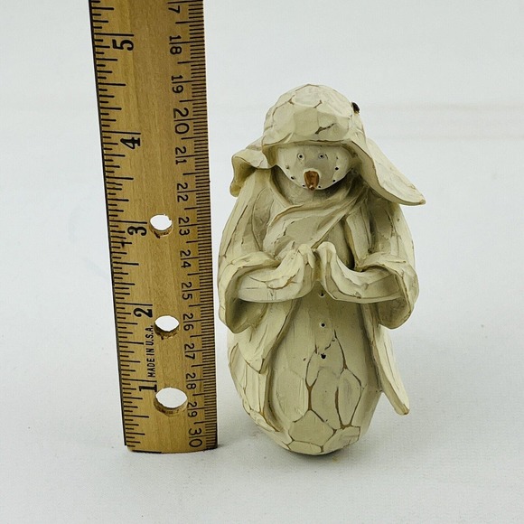 Flurryville Mary Nativity Replacement Figure Snowman Kneeling Missing Head‎ Band - Picture 6 of 8